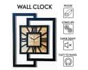 ORNAMENTI Wanduhr Große handgefertigte moderne Holz Uhr Bild 3