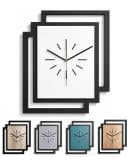 ORNAMENTI Wanduhr Große handgefertigte moderne aus Holz Bild 5