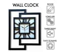 ORNAMENTI Wanduhr Schwarz Geometrisch Holz Modern Bild 3