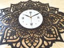 ORNAMENTI Wanduhr Boho Stil Schwarz/Weiß Mandala Bild 3