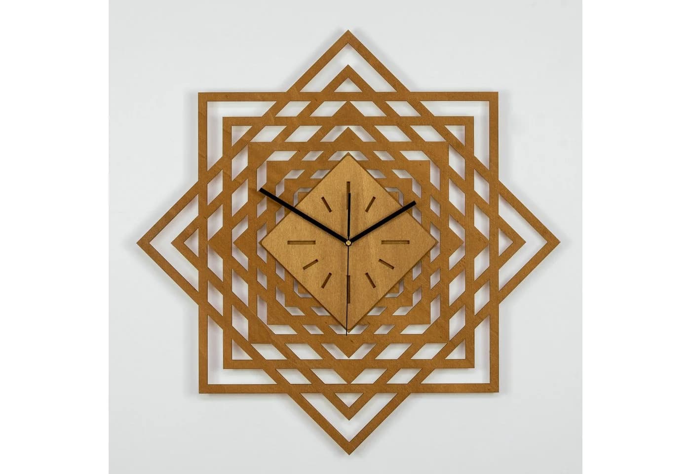 ORNAMENTI Wanduhr Moderne Geometrisch Holz - Bild 2