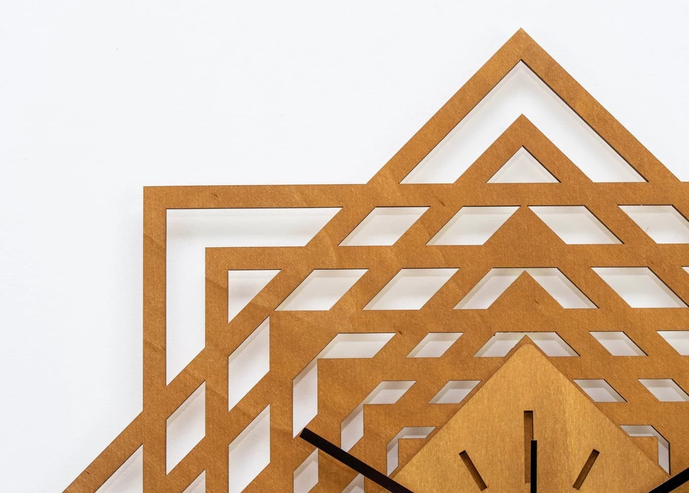 ORNAMENTI Wanduhr Moderne Geometrisch Holz - Bild 4