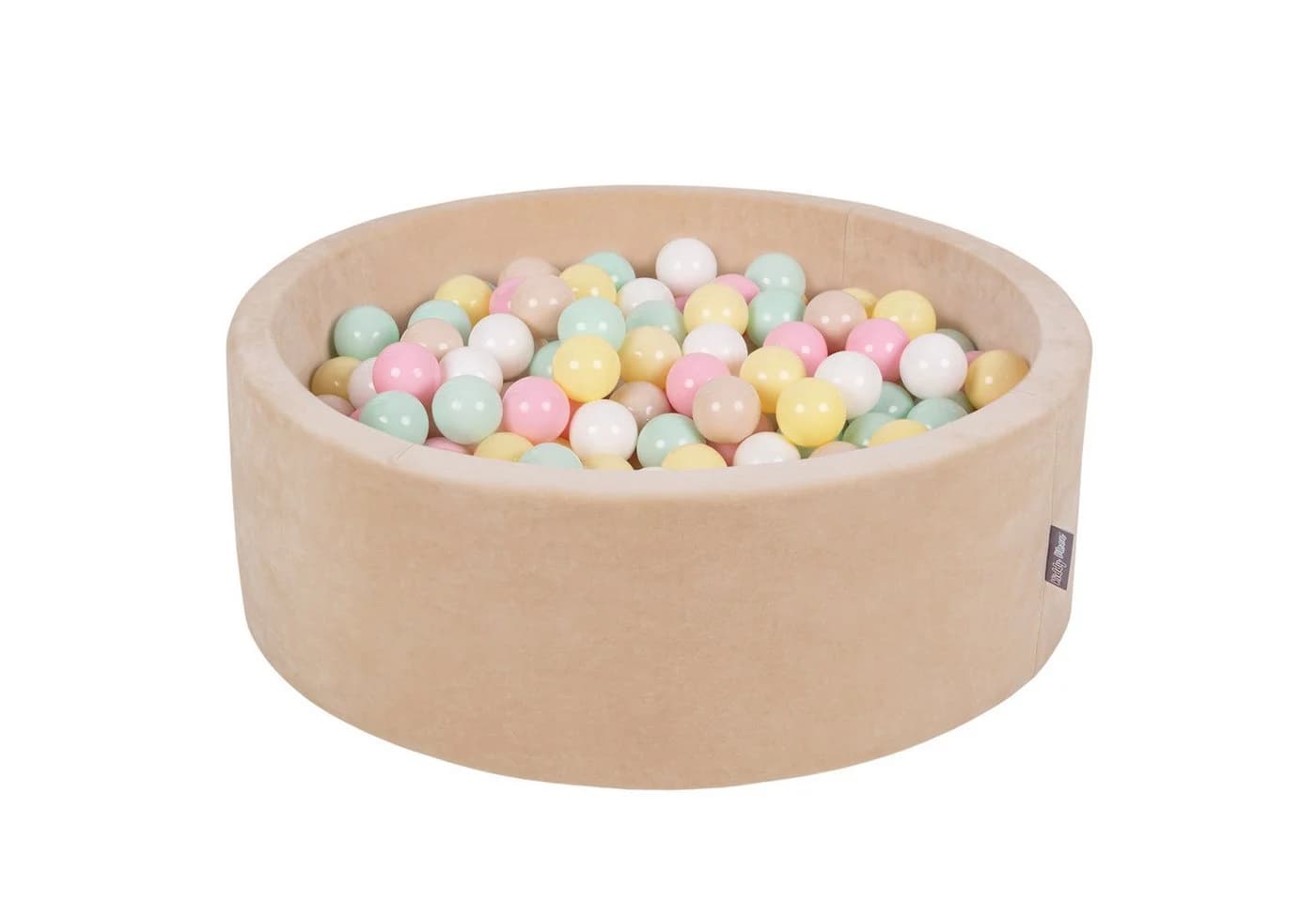 KiddyMoon Bällebad OK30V mit 200 Bällen Beige/Gelb/Rosa - Bild 2