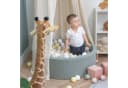 KiddyMoon Bällebad OK30D mit 200 Bällen, Schaumstoff-Pool, Beige/Grau Bild 5