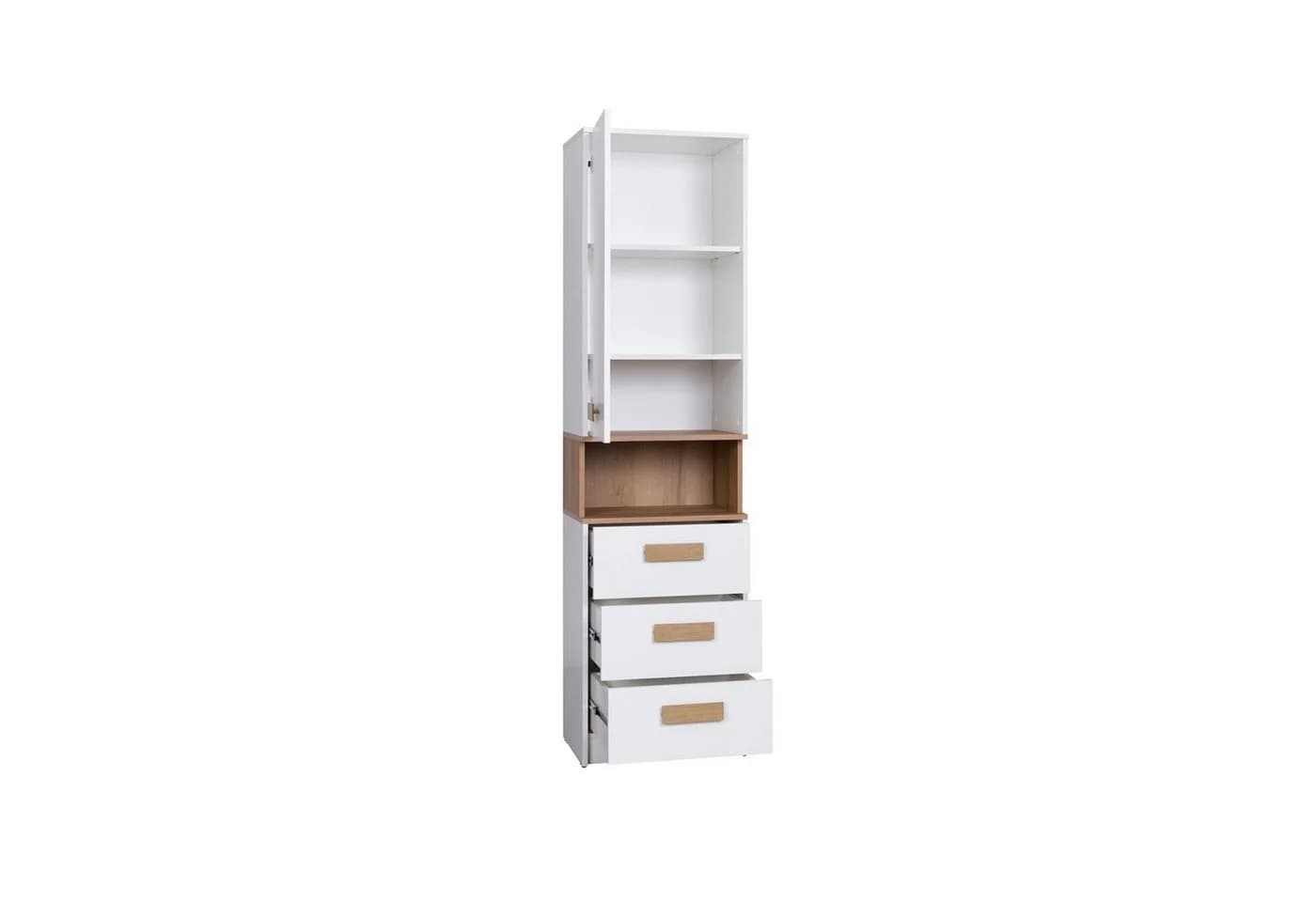 Marmex Möbel Schrank-Set Grant Set 15 Weiß + Eiche Softclose - Bild 5