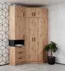 Marmex Möbel Schrank-Set Grant Set 12 Braun Soft-Close Bild 2
