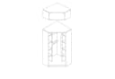Marmex Möbel Schrank-Set Grant Set 12 Braun Soft-Close Bild 3