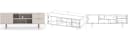 Marmex Möbel TV-Board NUBIA 06 Lowboard modern beige Bild 3