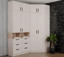 Marmex Möbel Schrank-Set Grant G14 Kinderzimmer-Set Beige/Grau Bild 2