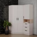 Marmex Möbel Schrank-Set Grant Set 15 Grau Beige Softclose Bild 4