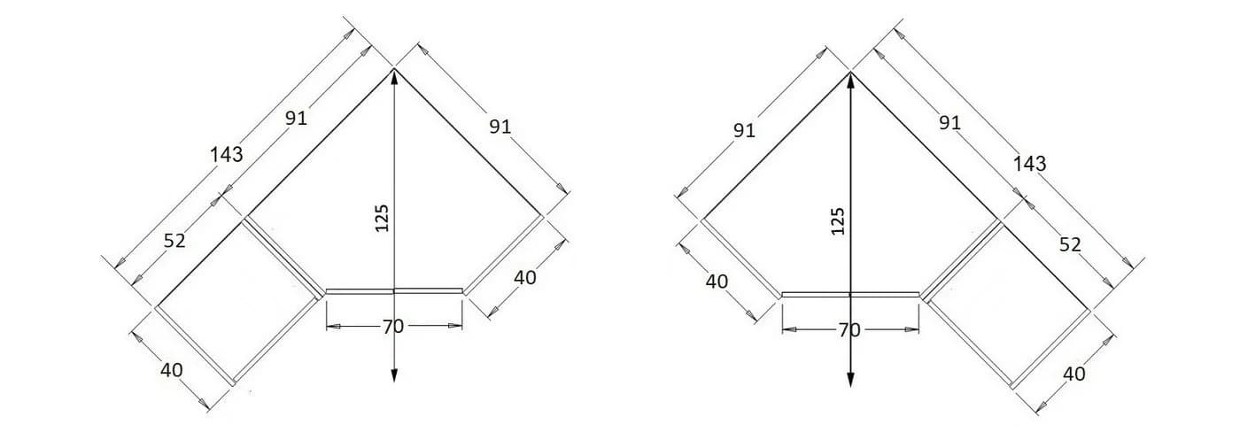 Marmex Möbel Schrank-Set Grant Set 15 Grau Beige Softclose - Bild 5