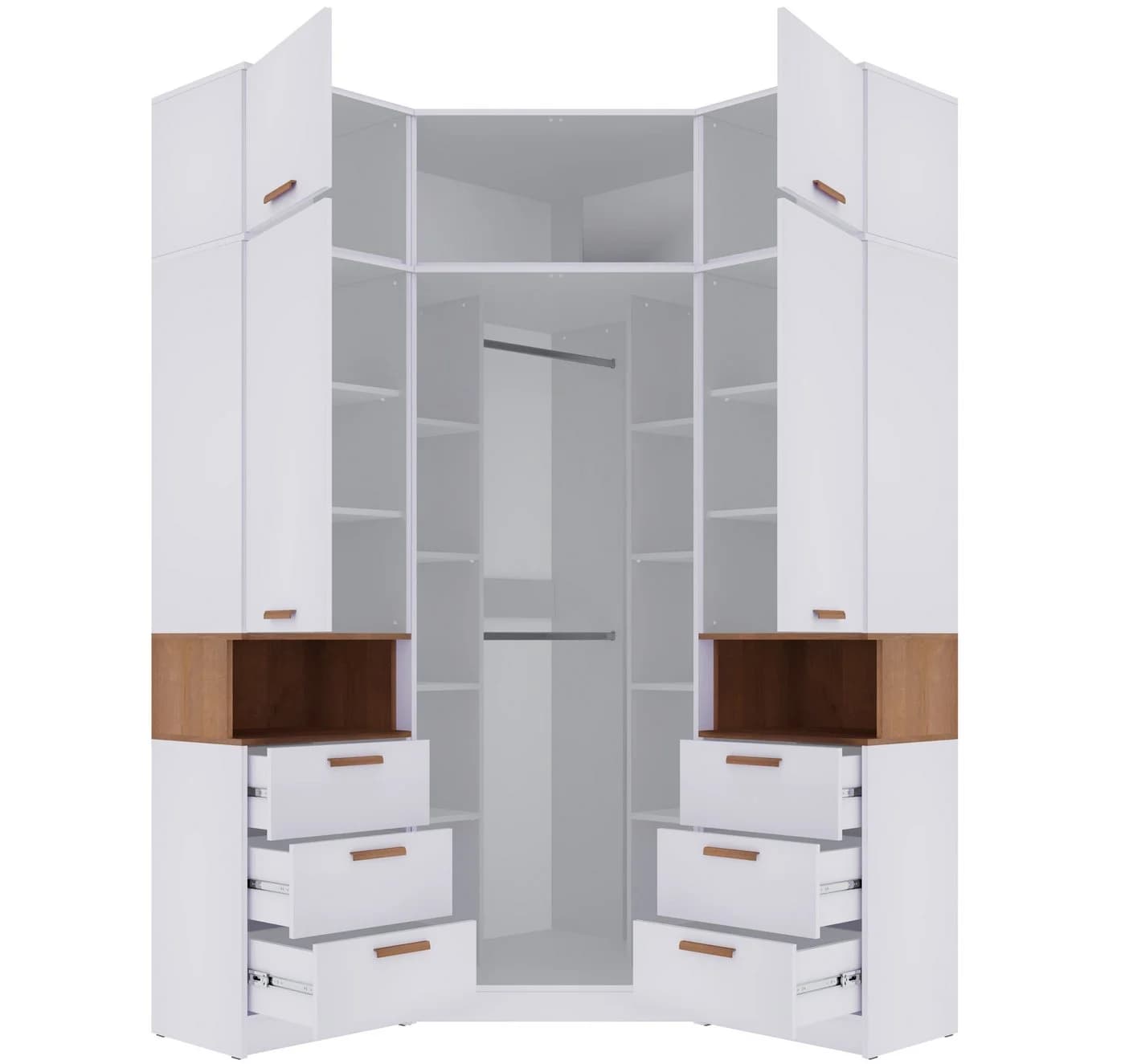 Marmex Möbel Mehrzweckschrank-Set Grant Set 14N 6-tlg. Soft-Close