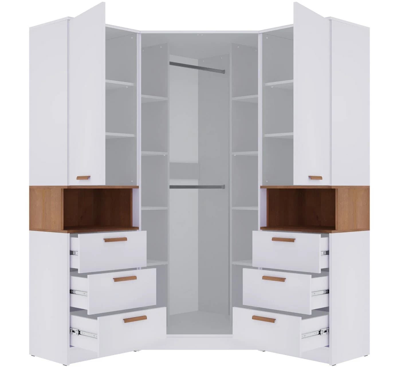 Marmex Möbel Schrank-Set GRANT SET 17N, 3-teilig mit Soft-Close-Türen