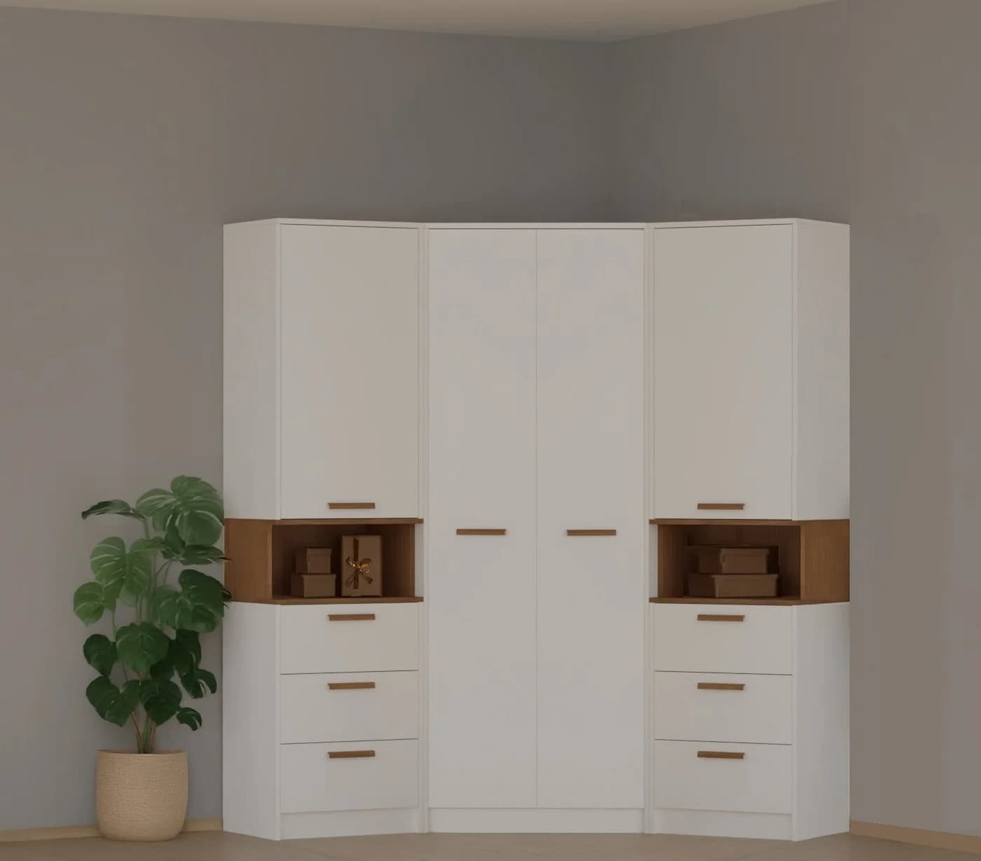Marmex Möbel Schrank-Set GRANT SET 17N, 3-teilig mit Soft-Close-Türen - Bild 5