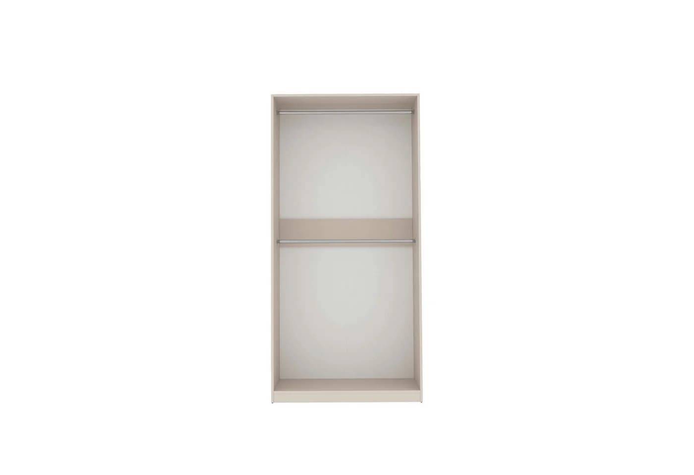Marmex Möbel Kleiderschrank TRES 01 Moderner offener Kleiderschrank beige/grau - Bild 2