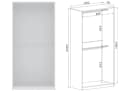 Marmex Möbel Schrank-Set TRES F/B Weiß Offener Kleiderschrank mit Schubladen Bild 3