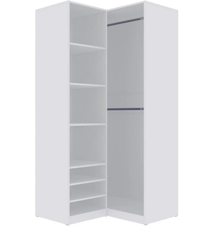 Marmex Möbel Garderobenschrank TRES N/B Weiß Modern