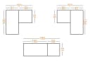 Marmex Möbel Garderobenschrank TRES N/B Weiß Modern Bild 3