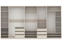Marmex Möbel Schranksystem TRES SET R Offener Garderobenschrank Beige/Grau Bild 2