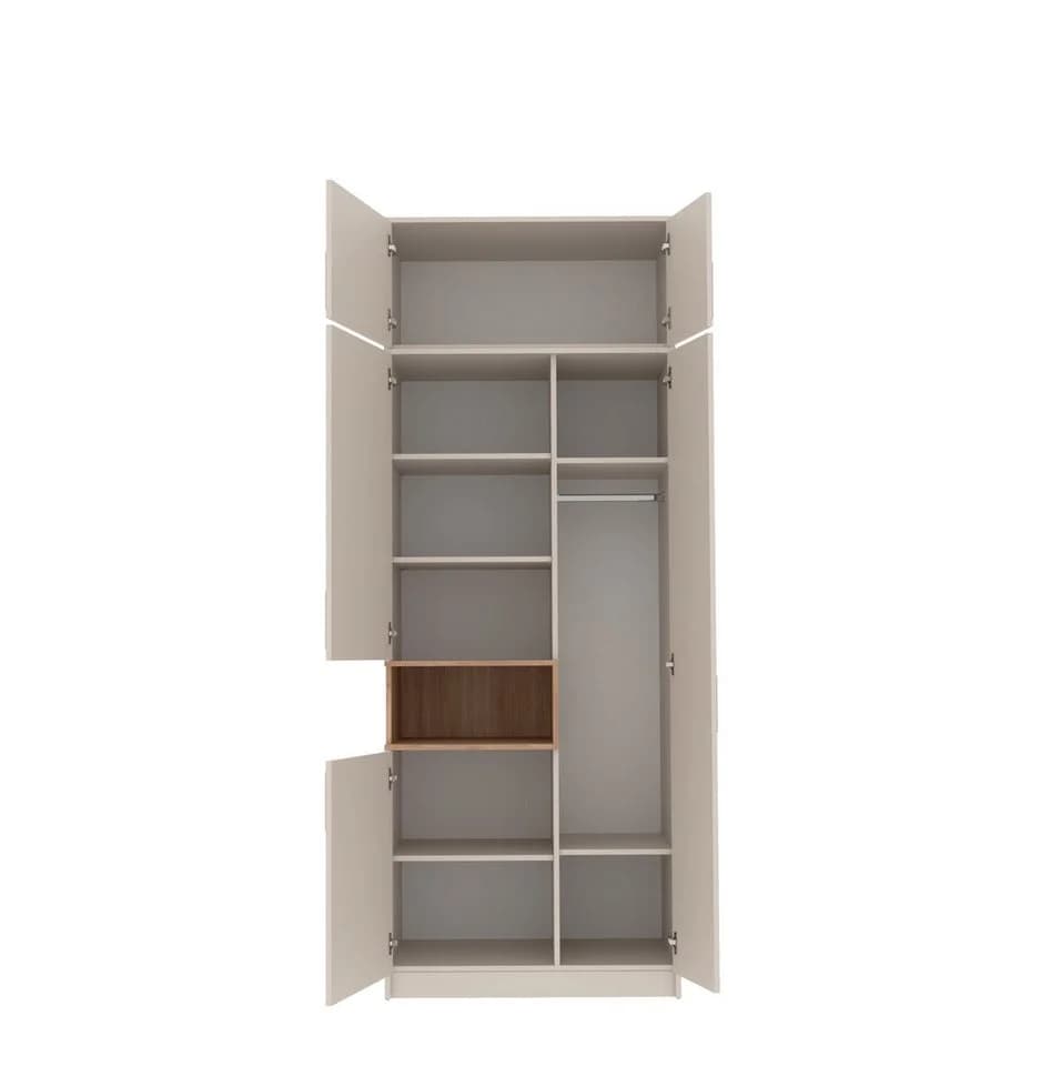 Marmex Möbel Drehtürenschrank Grant G1/18 C Kleiderschrank mit Soft-Close-Scharniere