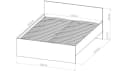 Marmex Möbel Maxione MX-04 Doppelbett Weiß Bild 3