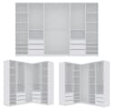 Marmex Möbel Garderobenschrank TRES SET U/B Schrank Set begehbarer Kleiderschrank Ankleidzimmer Bild 3