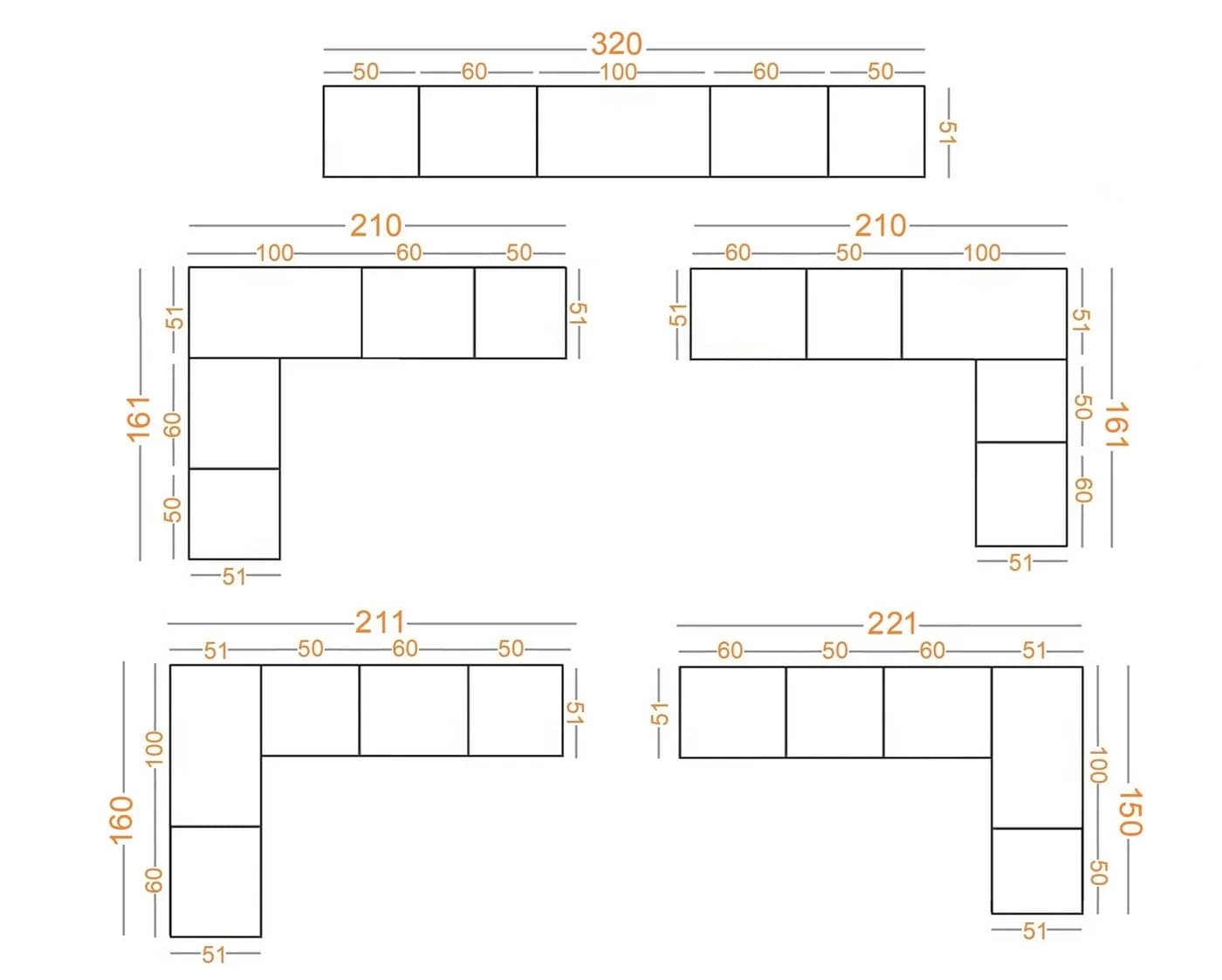 Marmex Möbel Garderobenschrank TRES SET U/B Schrank Set begehbarer Kleiderschrank Ankleidzimmer - Bild 4