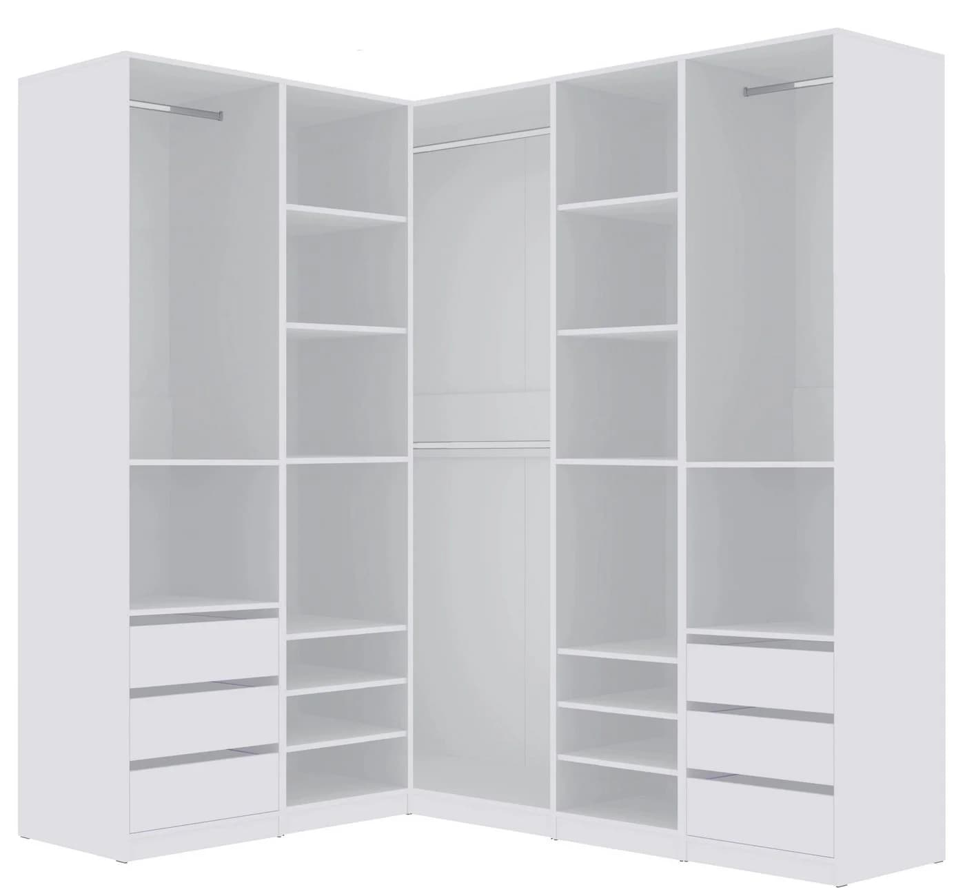 Marmex Möbel Garderobenschrank TRES SET U/B Schrank Set begehbarer Kleiderschrank Ankleidzimmer - Bild 5