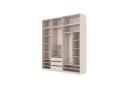 Marmex Möbel Mehrzweckregal TRES 05/5N Beige/Grau Bild 5