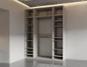 Marmex Möbel Garderobenschrank TRES SET G/N Beige/Grau Bild 2