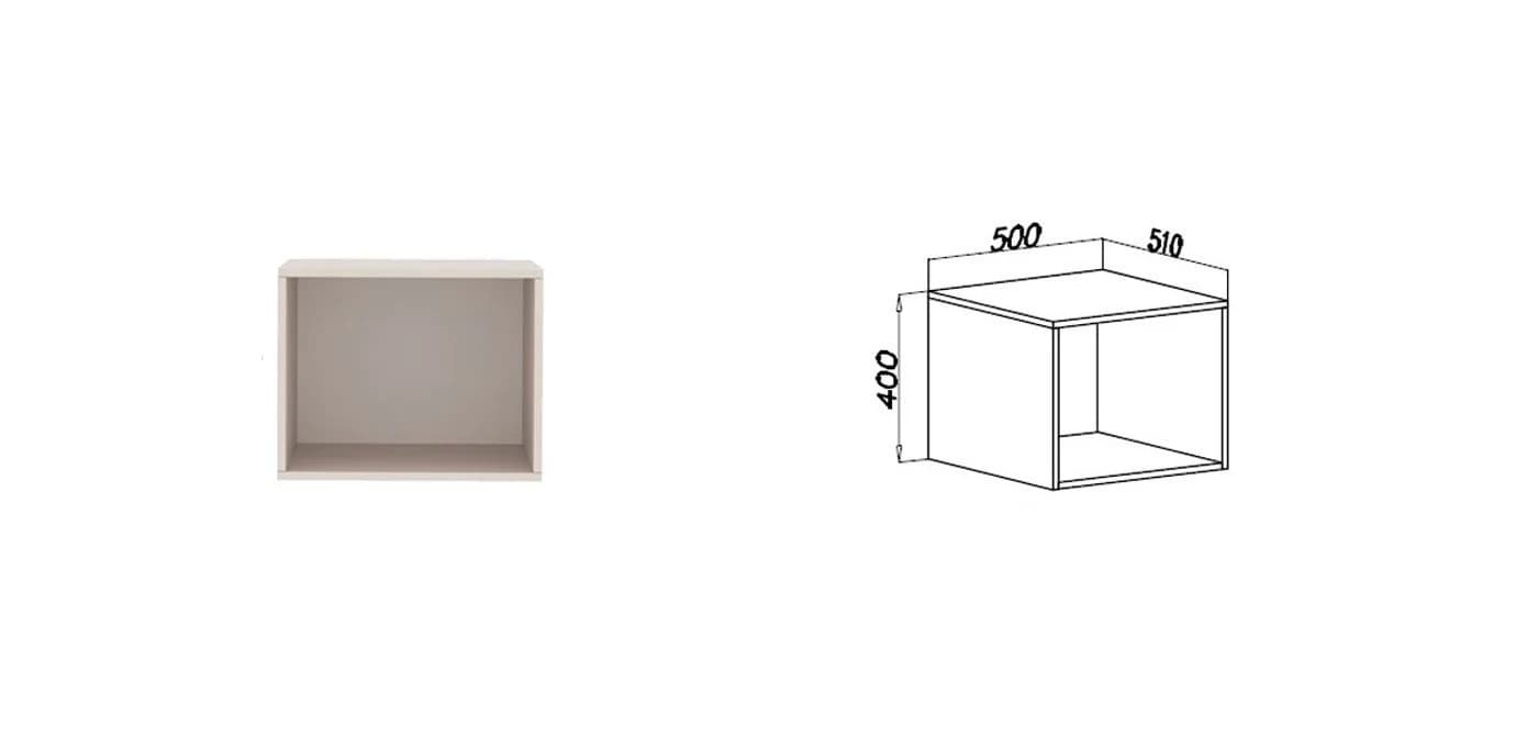 Marmex Möbel Garderobenschrank TRES SET G/N Beige/Grau - Bild 3