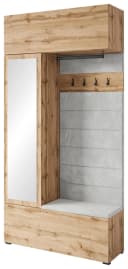 P & B Garderobe Tejo Eiche Wotan 5 Fächer Bild 1