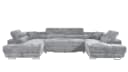 Labett Wohnlandschaft GUSTAVO U-Form Cordsofa mit Schlaffunktion Bild 1