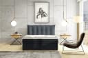 Labett Boxspringbett mit Bettkasten & Topper grau Bild 1