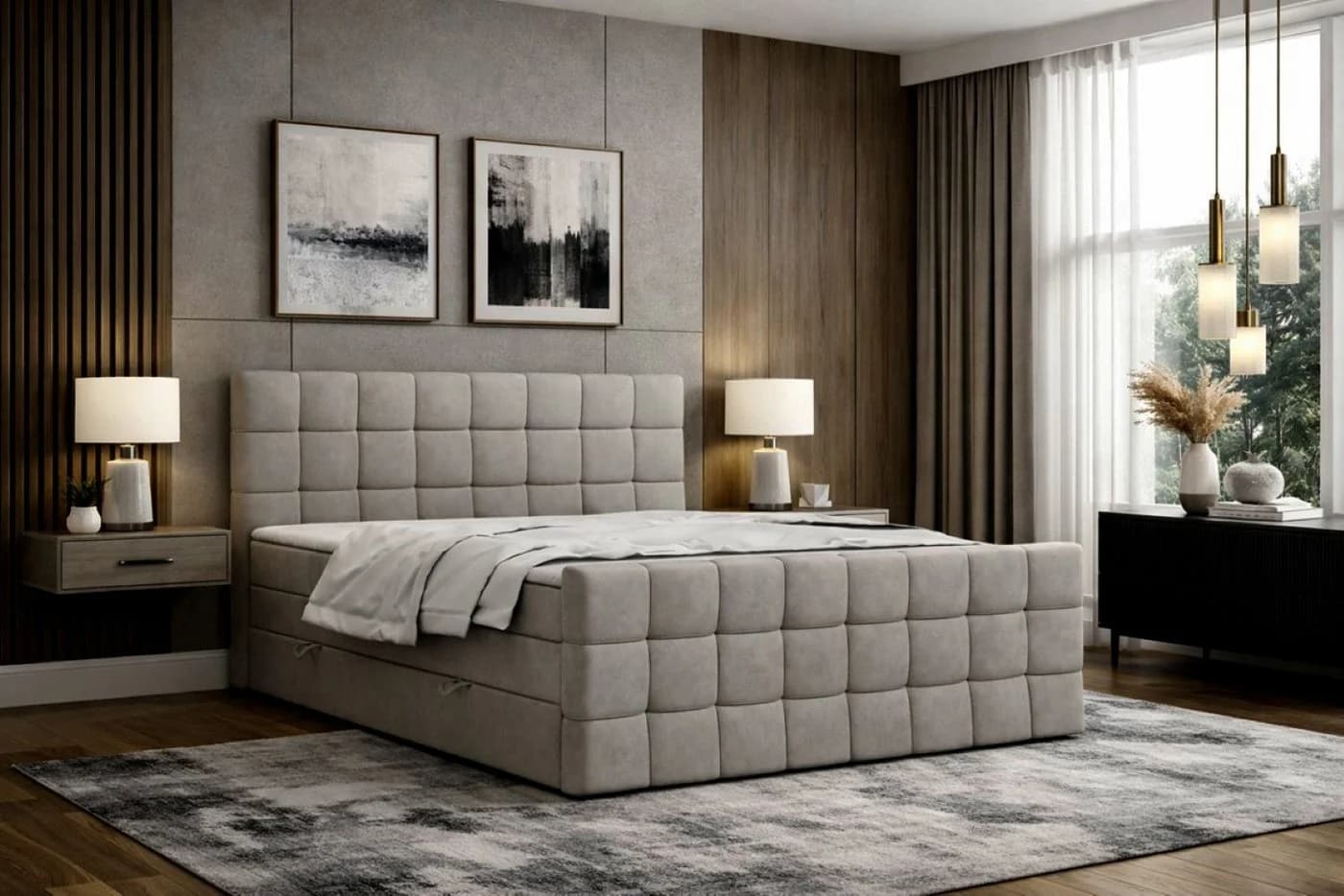 Labett Boxspringbett IGANTE KING mit Bettkasten und Doppelmatratze - Bild 2