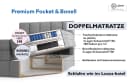 Labett Boxspringbett IGANTE KING mit Bettkasten und Doppelmatratze Grau Bild 5