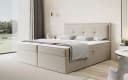 Labett Boxspringbett CLARA Beige/Grau 220 cm Überlänge Bild 4