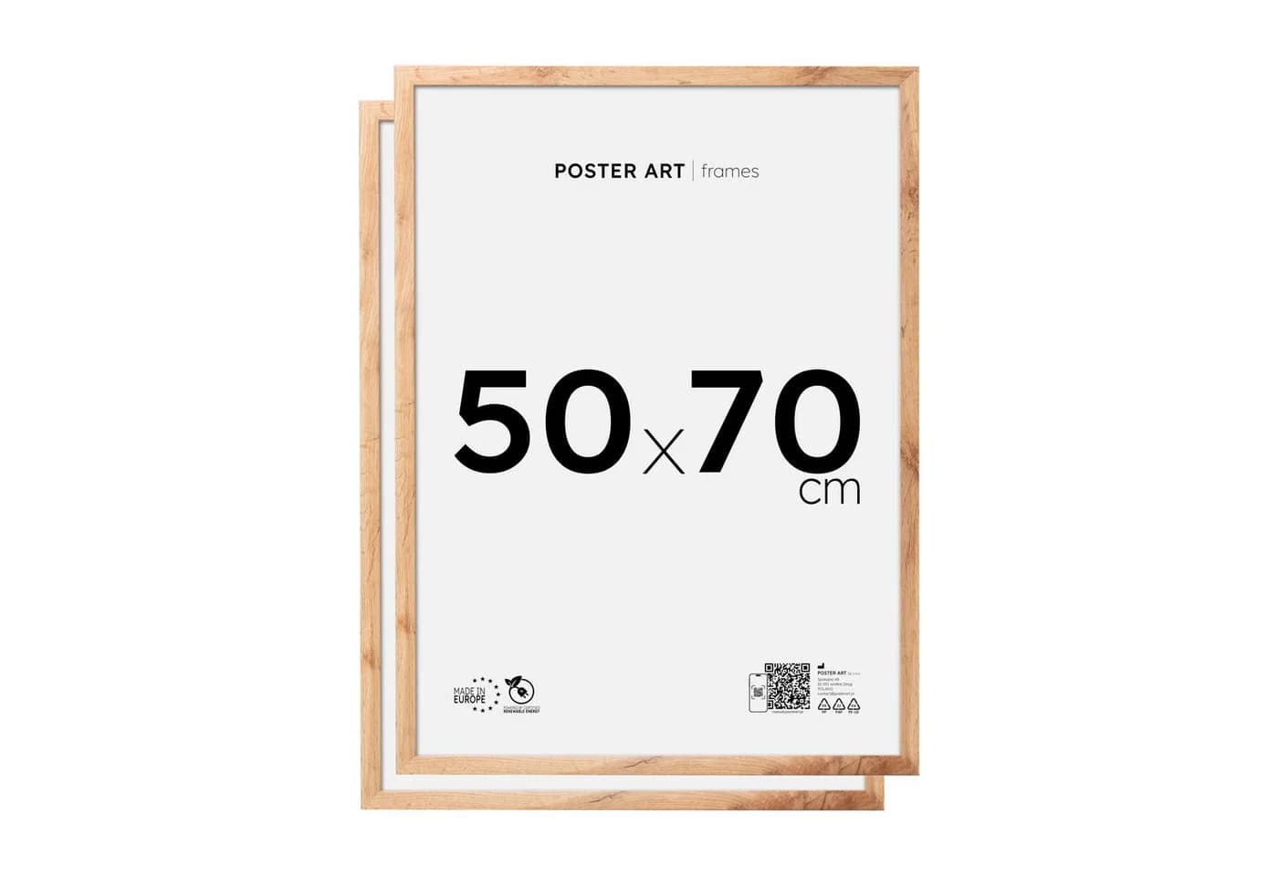 POSTER ART Bilderrahmen-Set 50x70 cm Eiche Wotan MDF - Bild 2