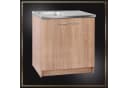 STAMAR Spülenschrank 80cm Sonoma Eiche mit Edelstahl-Spüle Bild 3