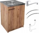 STAMAR Spülenschrank 60cm Eiche Gold Deante Spüle Abtropf Bild 2