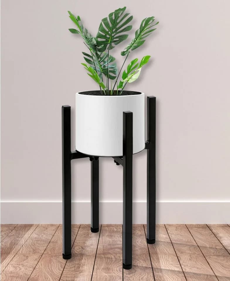 Sarcia.eu Blumenständer Schwarz Metall Minimalistisch - Bild 4