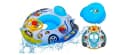 Festivalartikel Schwimmhilfe Aufblasbares Kinderboot mit Lenkrad und Ball Bild 4
