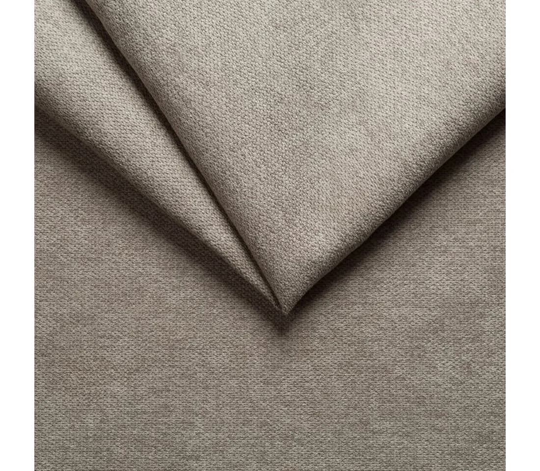 S-Style Möbel Ecksofa Benita Dunkelbeige Silber Metall Füße - Bild 5