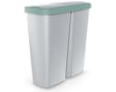 MONZANA Duo Mülleimer 50L Schwarz/Grau Mülltrenner Bild 5