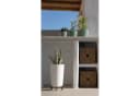 Prosperplast Gracia Tubus Slim Blumentopf auf Beinen 36,5 cm Weiß Bild 1