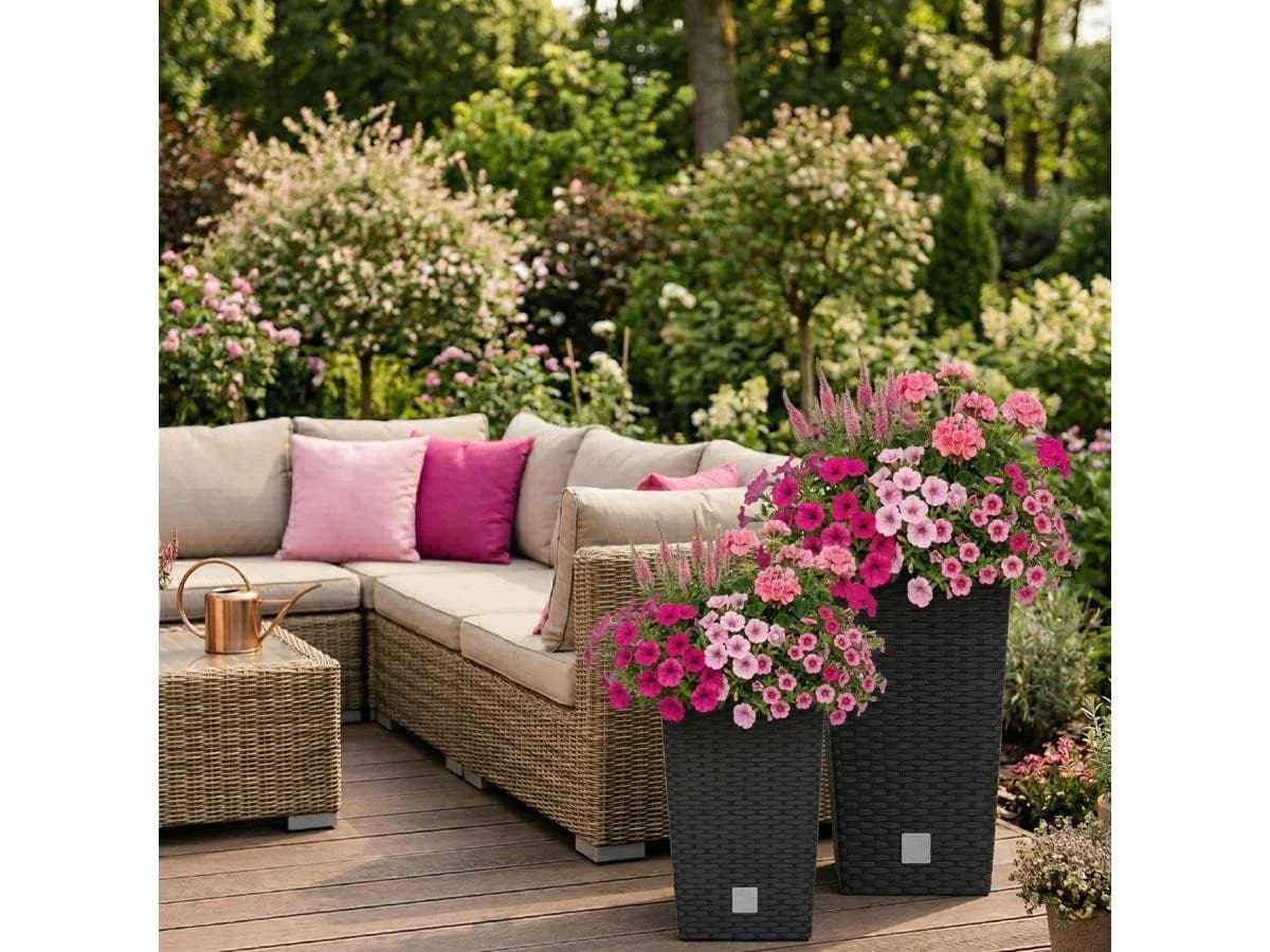 Prosperplast Blumentopf Rato Square 50 cm Anthrazit inkl. Einsatz - Bild 4