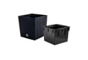 Prosperplast Blumentopf RATO LOW Anthrazit Kunststoff Bild 3