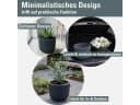 Prosperplast Blumentopf Milly Anthrazit mit herausnehmbarem Pflanzeinsatz Bild 1