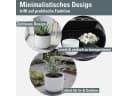 Prosperplast Blumentopf Milly Weiß mit herausnehmbarem Pflanzeinsatz Bild 1