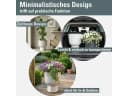 Prosperplast Blumentopf Milly Round Weiß mit Pflanzeinsatz Bild 3